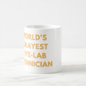 WELTWEIT OKAYEST DYE LABRADOR TECHNICIAN - #LABLIF KAFFEETASSE (Mittel)
