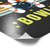 Weltweit okayester Bowler Fotodruck (Ecke)