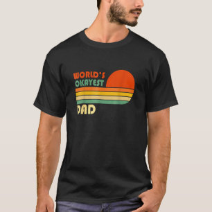 Weltweit okayester Papa   Vater   Retro Vintage T-Shirt