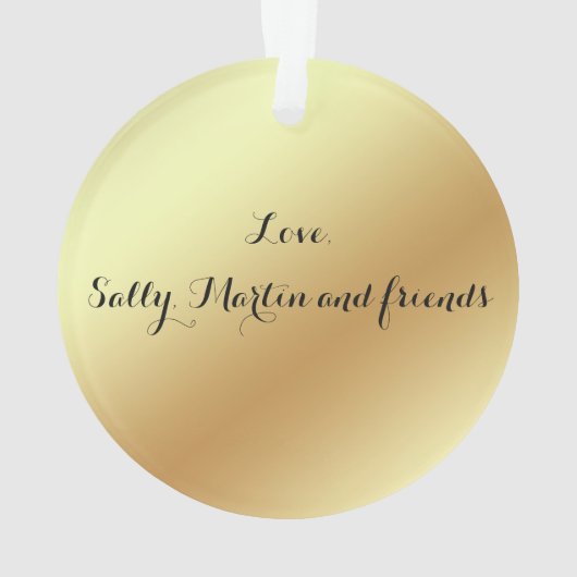 Weltweit phantastischste Boss-Gabe Ornament (Rückseite)