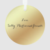 Weltweit phantastischste Boss-Gabe Ornament (Rückseite)