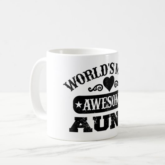 Weltweit phantastischste Tante Kaffeetasse (Vorderseite Links)