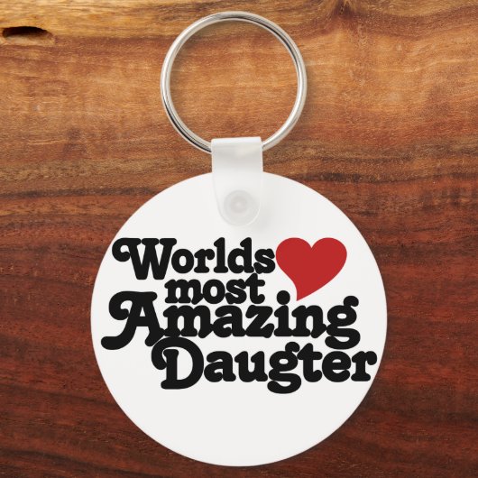 Weltweit Phantastischste Tochter Schlüsselanhänger (Vorderseite)