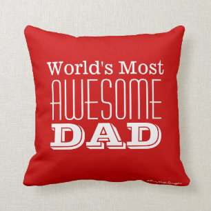 Weltweit PHANTASTISCHSTE VATER-Text-Design Kissen