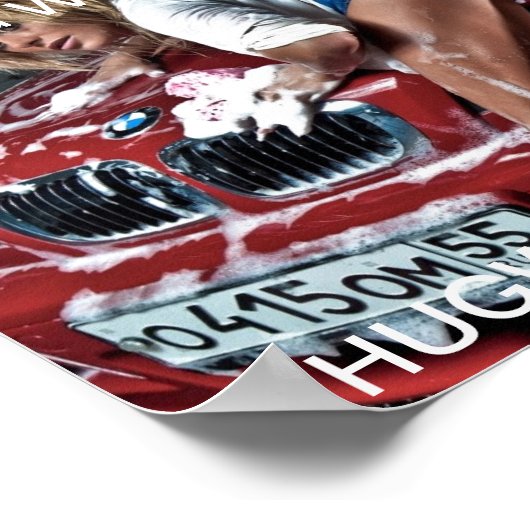 Weltweit Platten waschen Poster (Ecke)