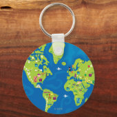 Weltweit Schlüsselanhänger (Vorderseite)