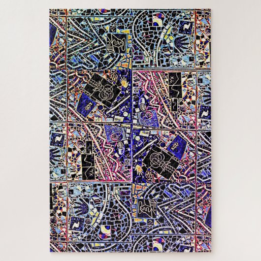 WELTWEIT SCHWIERIGSTE MODERNE KUNST PUZZLE 1974 (Vertikal)