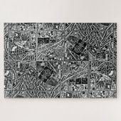 WELTWEIT SCHWIERIGSTE MODERNE KUNST PUZZLE B & W (Horizontal)