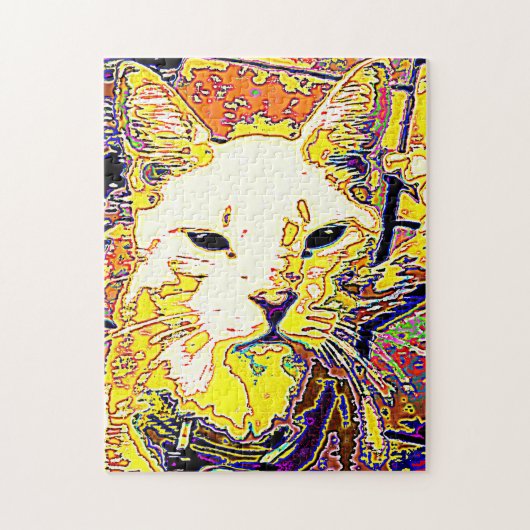 WELTWEIT SCHWIERIGSTE PUZZLE GELBE KATZE (Vertikal)