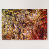 WELTWEIT SCHWIERIGSTE ROT- UND GOLD-GRAPE-BLÄTTER PUZZLE (Horizontal)