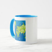 Weltweit Tasse (Vorderseite Links)