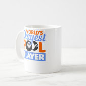 Weltweit Tokest Pool Player Billard Kaffeetasse (Vorderseite Links)
