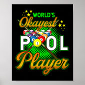 Weltweit Tokest Pool Player Billard Poster (Vorne)