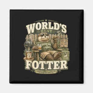 Weltweit Väter Otter Dad Legende Humor Wortspiel G Magnet