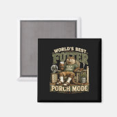 Weltweit verrückteste Veranda Mode lustiger Otter Magnet (Vorderseite/Rückseite)