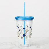 Weltweit verschicken acryltrinkbecher (Vorderseite)