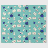 Weltweit verschicken geschenkpapier (Flach)