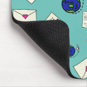 Weltweit verschicken mousepad (Ecke)
