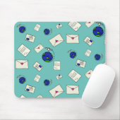 Weltweit verschicken mousepad (Mit Mouse)