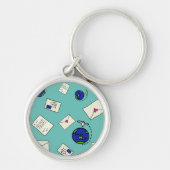 Weltweit verschicken schlüsselanhänger (Vorne)