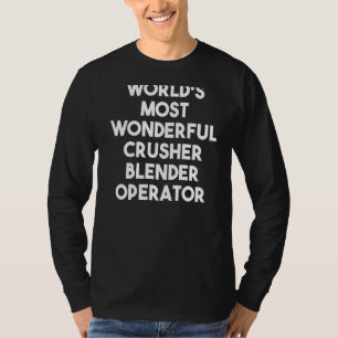 Weltweit wunderbarster Kreuzfahrer-Mixer-Operator T-Shirt