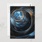Weltweite Abstrakte Kunst - Postkarte (Vorne/Hinten)
