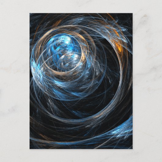 Weltweite Abstrakte Kunst - Postkarte (Vorderseite)