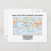Weltweite Auswahl von Hot Spots Postkarte (Vorne/Hinten)