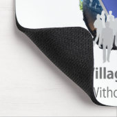 Weltweite Dorfbewohner - Maus-Pad Mousepad (Ecke)