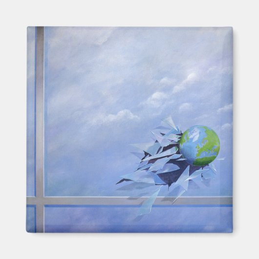 Weltweite Gläser Magnet (Vorne)