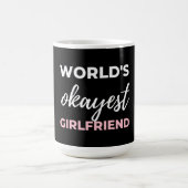 Weltweite gute Freundin Kaffeetasse (Mittel)