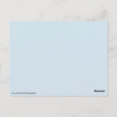 Weltweite Hände Postkarte (Rückseite)