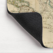 Weltweite Handfarbenkarte Mousepad (Ecke)