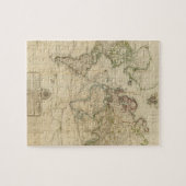 Weltweite Handfarbenkarte Puzzle (Horizontal)
