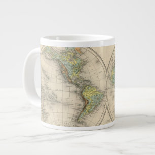 Weltweite hypsometrische Karten Jumbo-Tasse