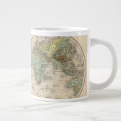 Weltweite hypsometrische Karten Jumbo-Tasse (Rechts)