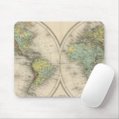 Weltweite hypsometrische Karten Mousepad (Mit Mouse)