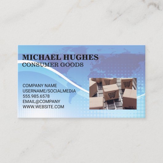 Weltweite Karte | Versandkartons (Vorderseite)
