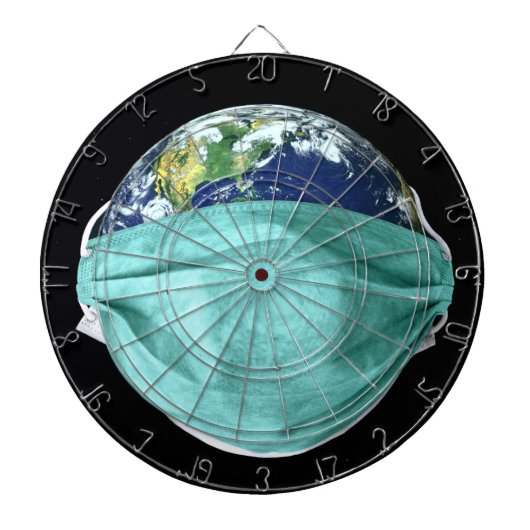 Weltweite Notfall-Koronavirus Dartscheibe (vorne)