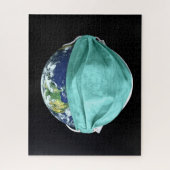 Weltweite Notfall-Koronavirus Puzzle (Vertikal)