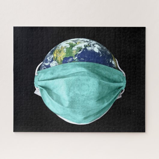 Weltweite Notfall-Koronavirus Puzzle (Horizontal)