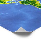 Weltweite Populationspalette Poster (Ecke)