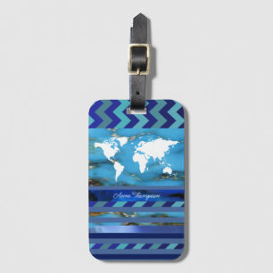 Weltweite Reise Gepäckanhänger