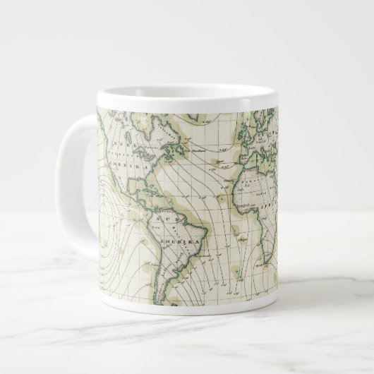 Weltweite Verbreitung Jumbo-Tasse (Vorderseite Links)