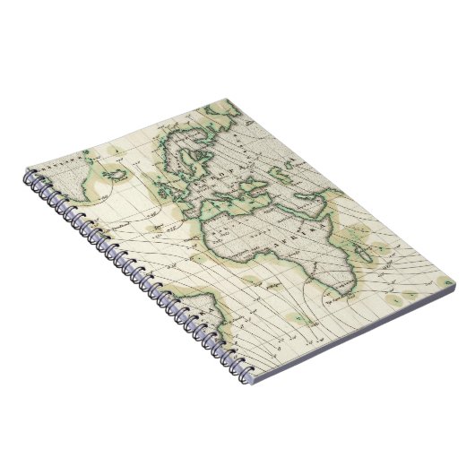 Weltweite Verbreitung Notizblock (Rechte Seite)