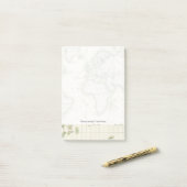 Weltweite Verbreitung Post-it Klebezettel (Auf Schreibtisch)