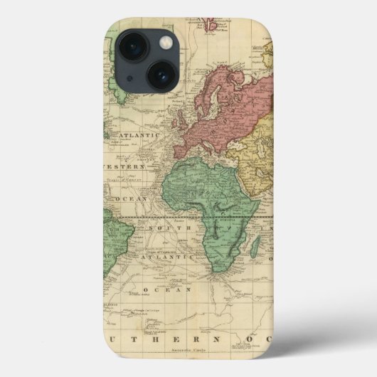 Weltweite Vorstellung von Mercators 2 Case-Mate iPhone Hülle (Rückseite)