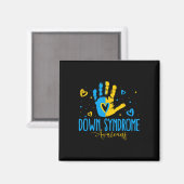 Weltweiter Abwärtssyndrom Magnet (Vorderseite/Rückseite)