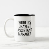 Weltweiter Assistent Zweifarbige Tasse (Links)