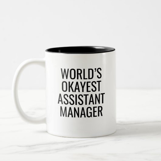 Weltweiter Assistent Zweifarbige Tasse (Links)